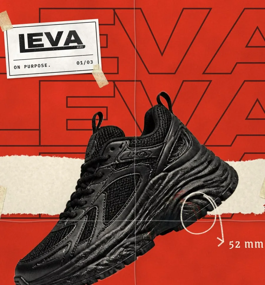 LEVA poster: Heavy on purpose.